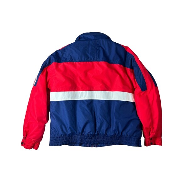 Cornice Men's Heavy Winter Snowboard Ski Coat  Size L  Red White & Blue Jacket - Picture 2 of 10